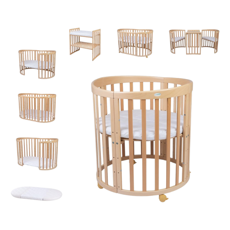 Meilleur lit évolutif Waldin OWAL Baby Bed 7en1